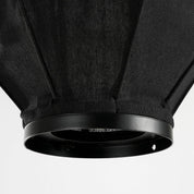 Pego Hanging lamp - H73 x Ø54 cm - Linen - Black