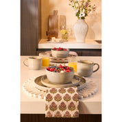 OZZU SET SET 4 PERSONS - STONE GOOD - Gray