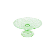 Taartbord - Glas - Groen - 15x8cm