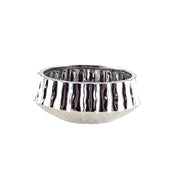 Shiny Silver Deco 20x20x8cm