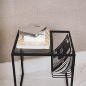 Side table - Glass table top 