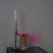 Ornament - Vuurwerk - Metaal - Neon Roze - 25x25x25cm