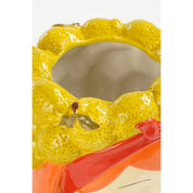 Funny Flowerpot Inside - H25 x Ø20 cm - Dolomite - Yellow