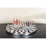 Round serving tray 28x28x6cm