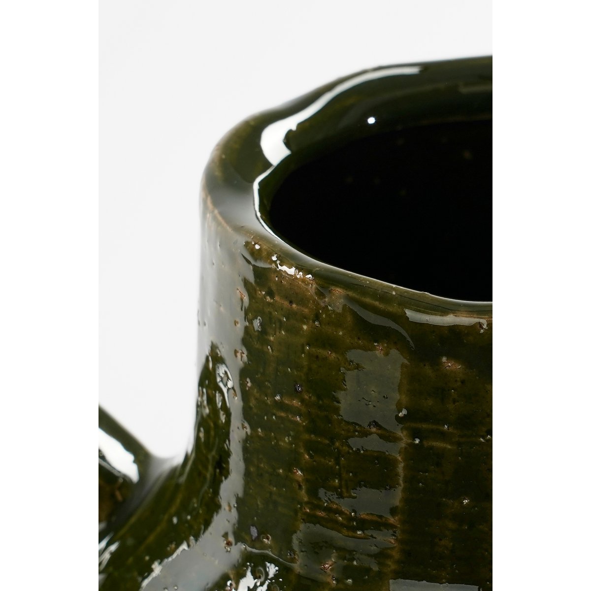 Elena Vase - H34 x Ø26 cm - Ceramic - Green