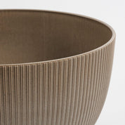 Doppio Flowerpot on Legs - H21 x Ø40 cm - Polypropylene - FSC Mix - Taupe