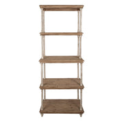 Boekenkast Bruin, Hout 80x40x210 cm