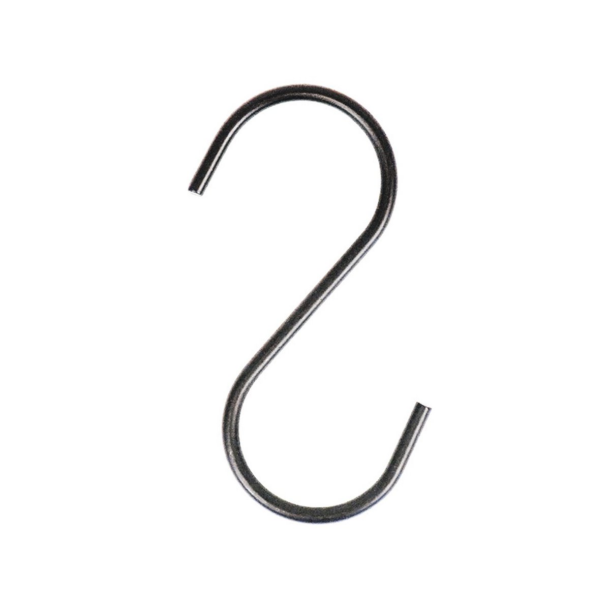 S-hooks - Metal - Black - Set of 6 - 11x6x1cm