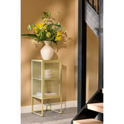 Gyge Vase - L26 x B22 x H31 cm - Metal - Off -White
