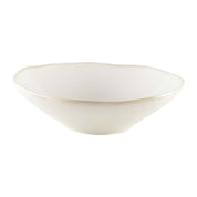 White Hollow Plate Rosa