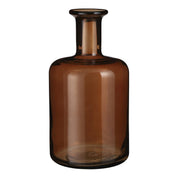 Regal Bottle Vase - H30 x Ø16 cm - Glass - Brown