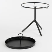 Aston tray table - H40 x Ø31 cm - Metal - Black