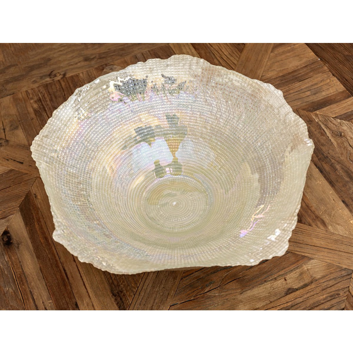 Decorative serving bowl Silver