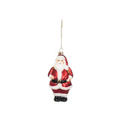Christmas ornament - Santa Claus - Glass - 6.5x6.5x13cm
