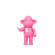 Ornament - hanging loose monkey - pink - 33x21x50cm