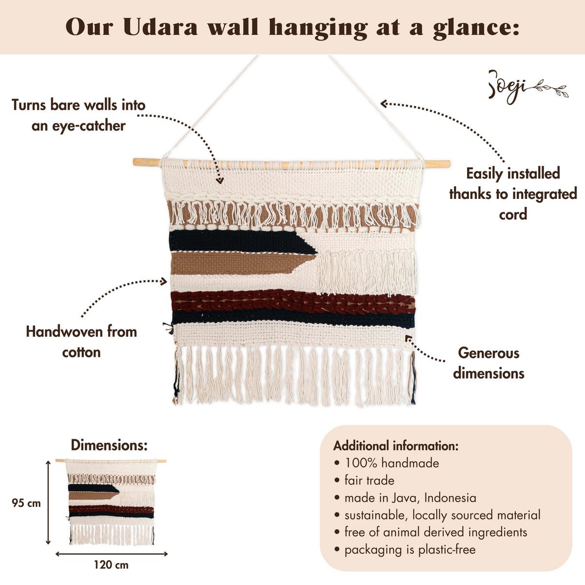 Handwoven wall decor | Udara