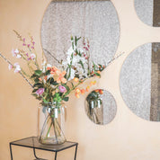 Mirror - Round - Smoked glass - 60x1x60cm
