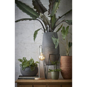 Blom Plant Stand - L25 x W25 x H38 cm - Metal - Black