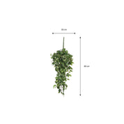 Scindapsus Artificial Hanging Plant - L15 x W30 x H80 cm - Green