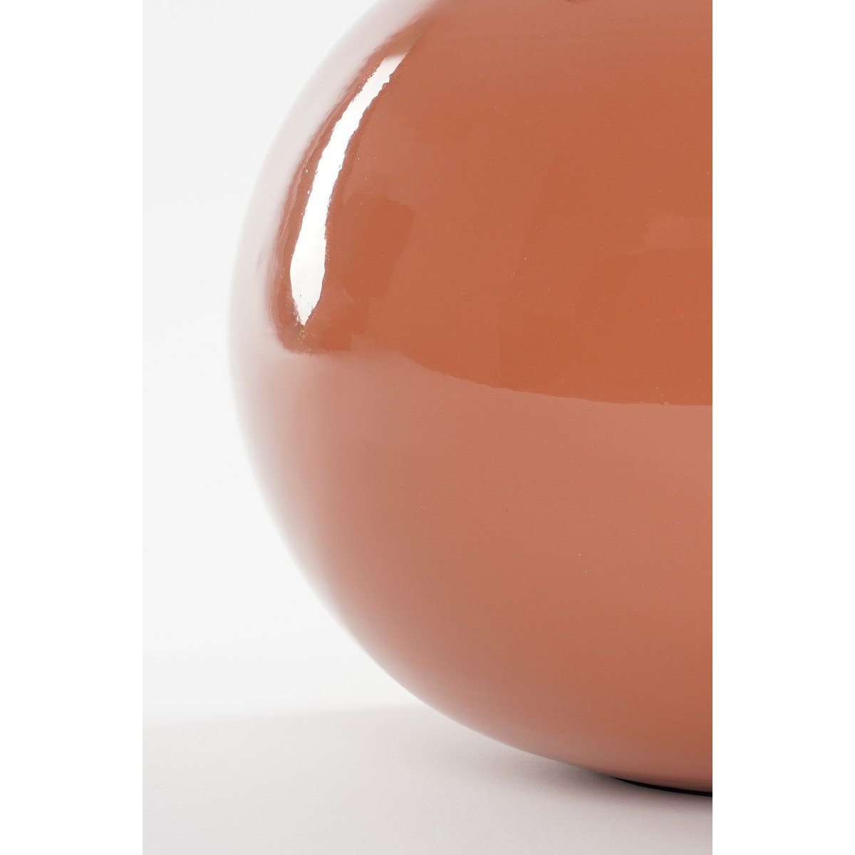 Boyd Vase - H36 x Ø25 cm - Metal - Terra