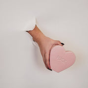 Ornament- Candy Heart 'FUCK'- Lichtroze- 13x4x11,5cm