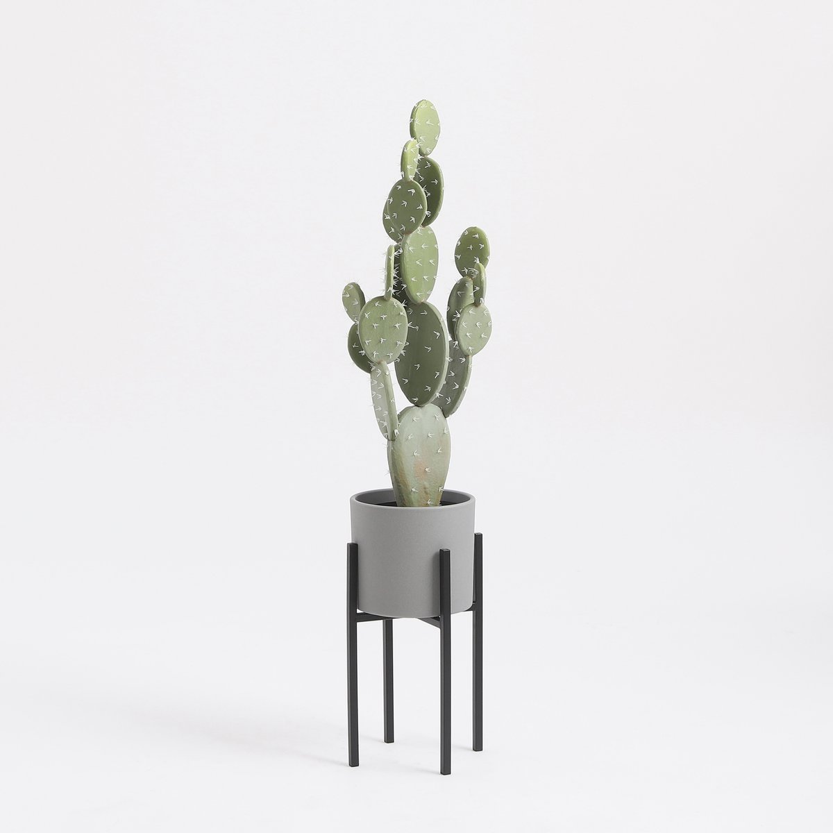 Ascot Plant Stand - L21 x W21 x H35 cm - Metal - Black
