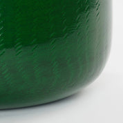 Benson Flowerpot - H32 x Ø37 cm - Metal - Dark green