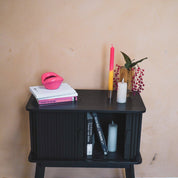 Pot - Ornament - Lip - Keramiek - Neon Roze - 12,5x11x7,5cm