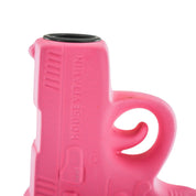 Candlestick - Gun - Ceramics - Neon Pink - 12x5x12cm