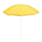 Parasol de plage en forme de cœur - H180 x Ø160 cm - Jaune