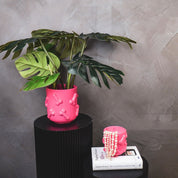 Pot - Dick - Keramiek - Roze - 17,5x17,5x17,5cm