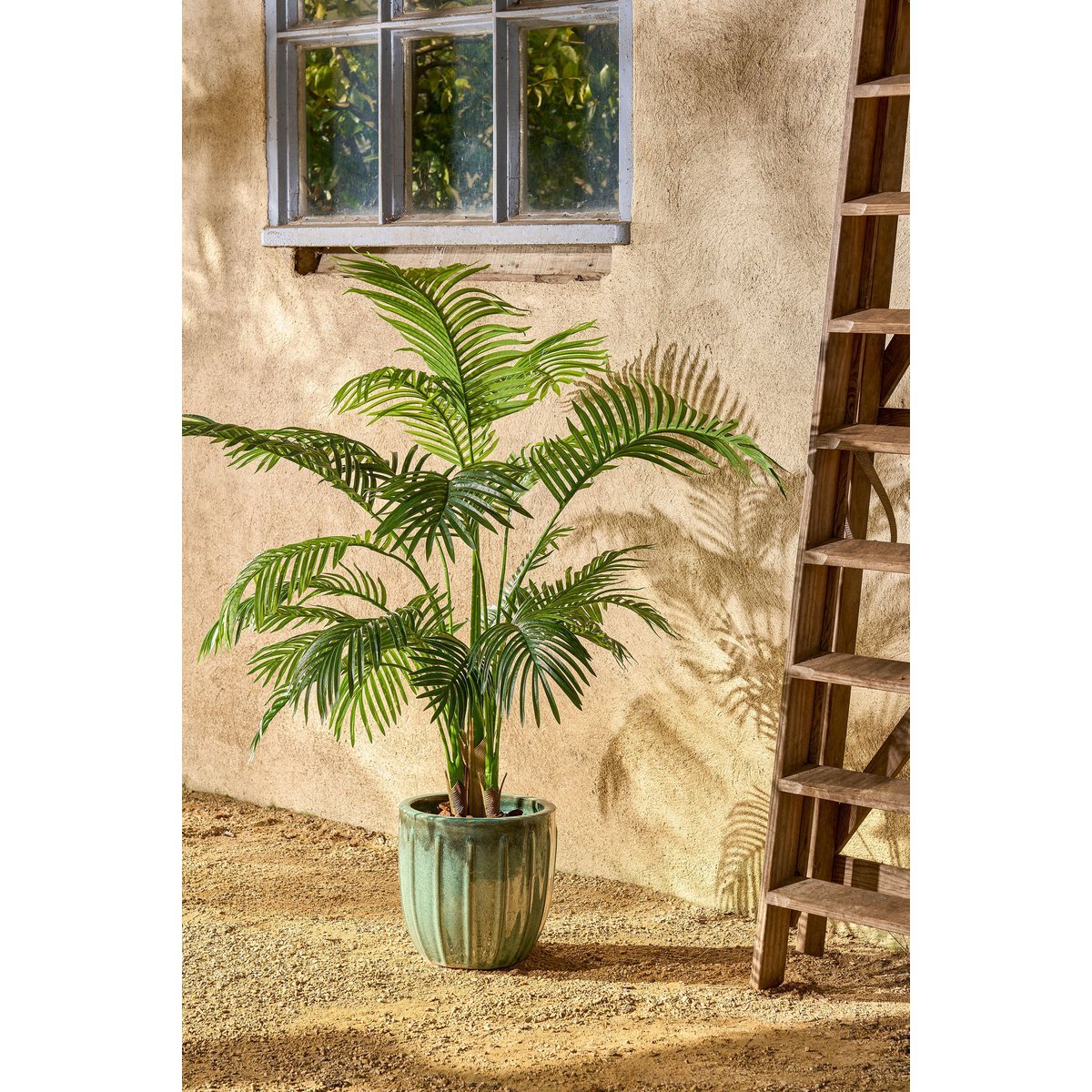 Areca Palm artificial plant in pot - H134 x Ø50 cm - Green