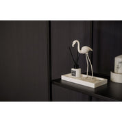 Ornament - Flamingo - Metal - Sand - 9x7.5x19.5cm