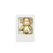 Ornament - hang losse aap beeldje 'de legende' - polyresin - goud - 33x21x50cm