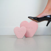 Ornament- Candy Heart 'FUCK'- Lichtroze- 20x4x18,5cm
