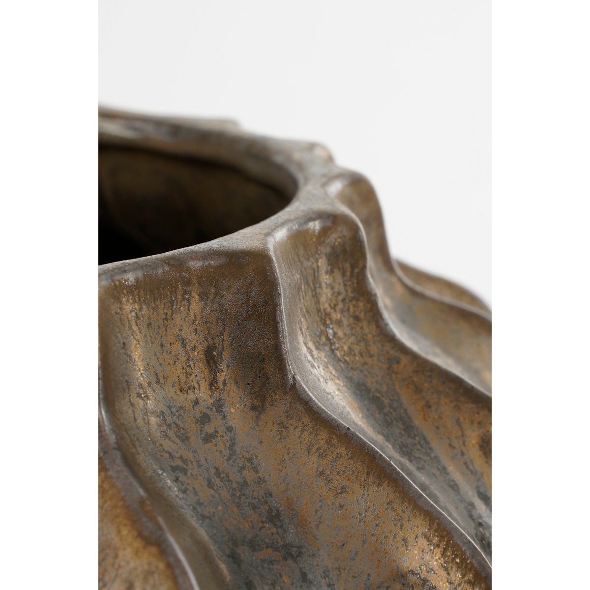 Altea Vase - H35 x Ø33 cm - Bronze