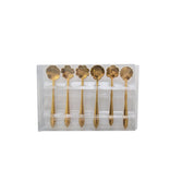 Golden Assorted Flower Desserts - Set van 6