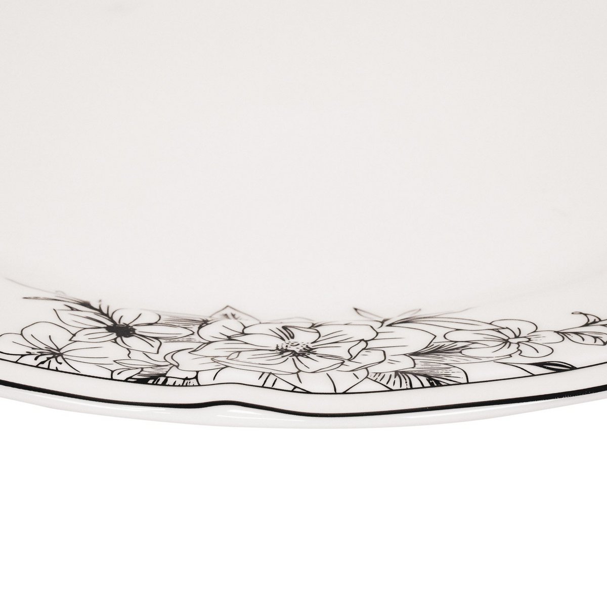 Plate - Les Fleurs - Newbone China - 26x26x1.5cm