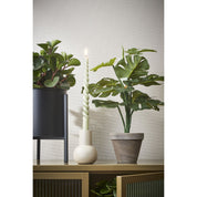 Monstera Artificial Plant in Flower Pot Stan - H48 x Ø39 cm - Green