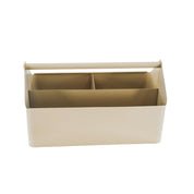 Opbergdoos - Organizer - Metaal - Zand - 30x17x17cm