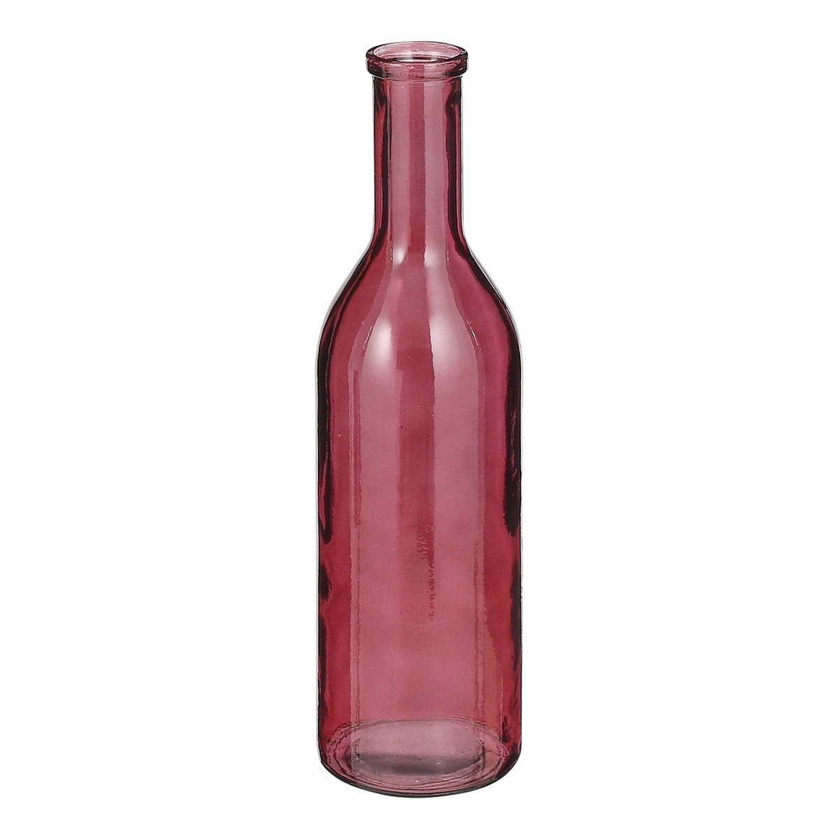 Rioja Bottle Vase - H50 x Ø15 cm - Recycled Glass - Bordeaux
