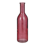 Rioja Bottle Vase - H50 x Ø15 cm - Recycled Glass - Bordeaux