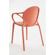 Nebraska Garden chair - L56 x W57 x H80 cm - Polypropylene - Salmon