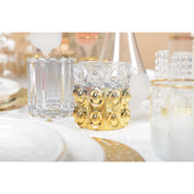 Épaules de boules en or demi-doré