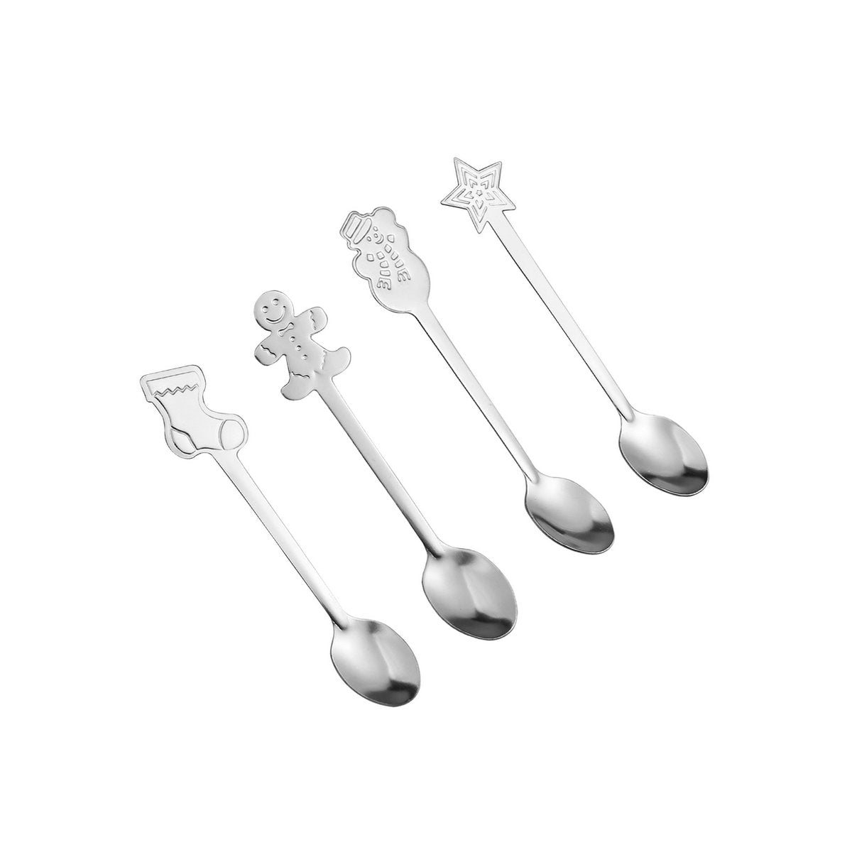 Zilveren lepel - set van 4