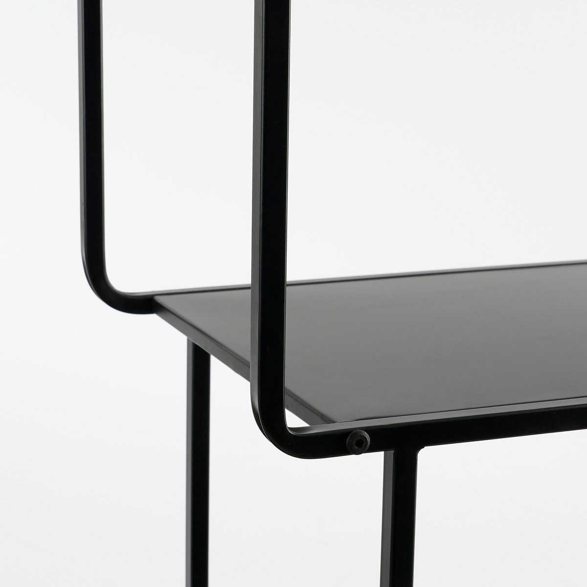 Étagère Jules - L76 x l30 x H178 cm - Métal - Noir