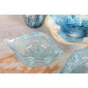 Bowl Ocean Blue Shell 29x17.5x9.5cm