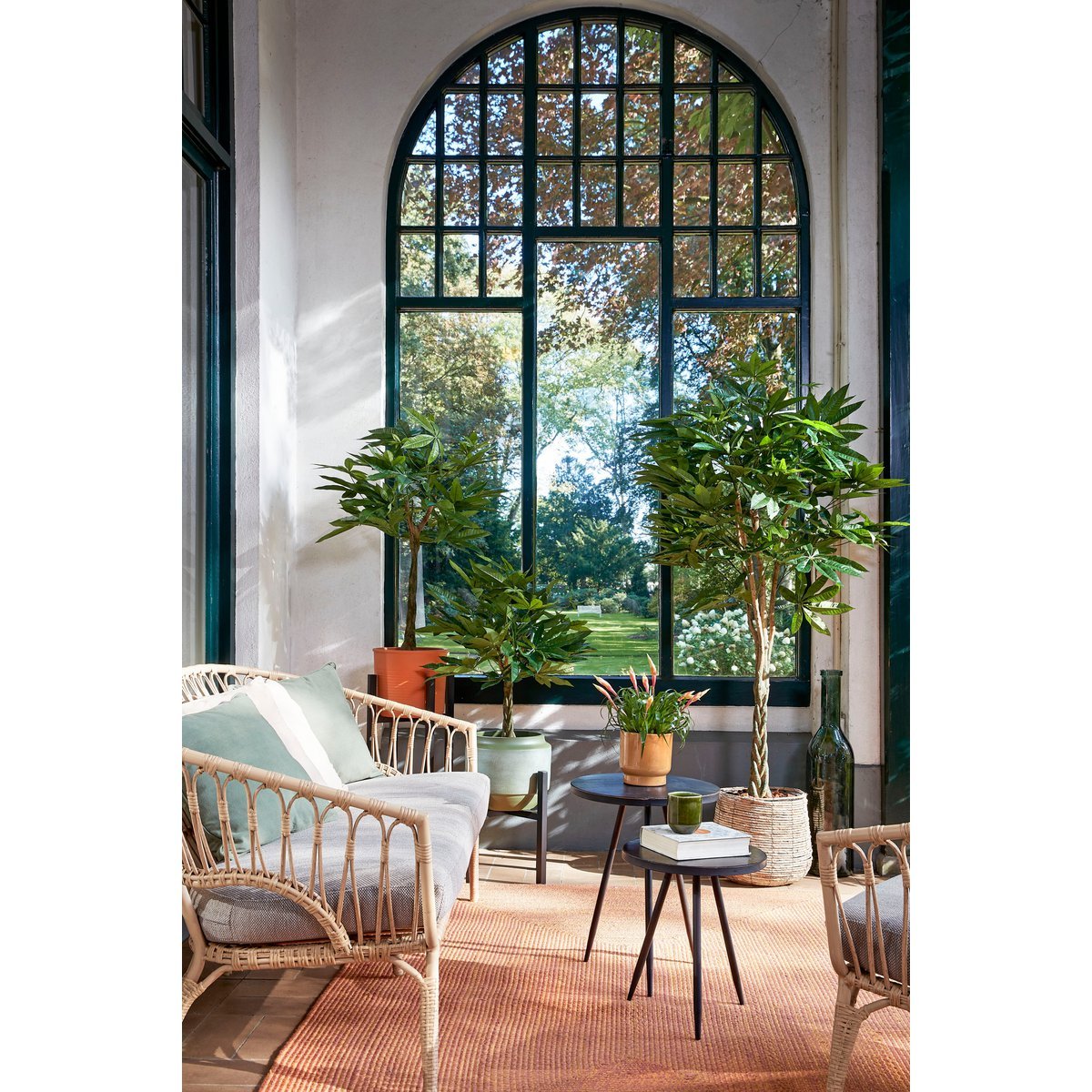 Pachira Artificial Plant - H150 x Ø65 cm - Green