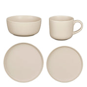 OZZU DESCRIES SET 4 PERSONS - STONE GOOD - TAUPE