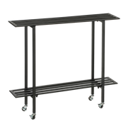 Greenrax Plant Stand - L90 x W22 x H75 cm - Metal - Black